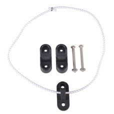 Line holder with railing connector