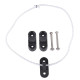 Line holder with railing connector