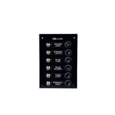 Marine plastic switch panel
