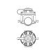Mounting base for accessories for rail mounting