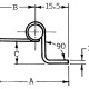 Offset hinges