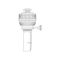 Oil burners with cotton