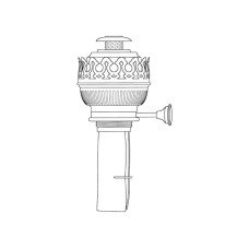 Oil burners with cotton