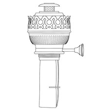 Oil burners with cotton
