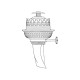 Oil burners with cotton