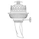 Oil burners with cotton