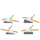 Open cleats for ropes 1-6mm
