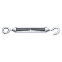 Open riggingscrew with eye and hook
