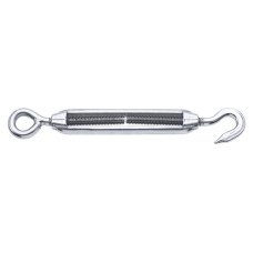 Open riggingscrew with eye and hook