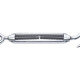 Open riggingscrew with eye and hook
