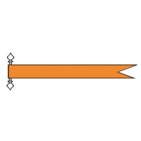 Orange pennant