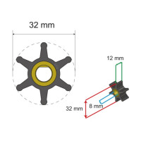 Pleasure boat impellers