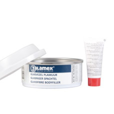Polyester glass fibre filler