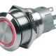 Push switch with lighting