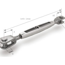 Riggingscrew Fork - Fork UNF