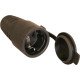 Rubber plug and socket