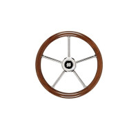 STEERING WHEEL MAHOGANY/SS V30