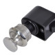 Self-latching push button cabinet latches