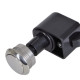 Self-latching push button cabinet latches