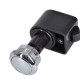 Self-latching push button cabinet latches