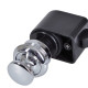 Self-latching push button cabinet latches