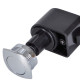 Self-latching push button cabinet latches