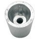 Shaft anode zinc conical