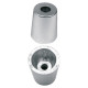 Shaft anode zinc conical