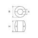 Shaft anodes ball shaped