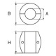 Shaft anodes ball shaped