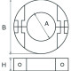 Shaft collar anodes flat shaped