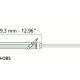 Side mount cylinder for outboard control systems UC68-OBS