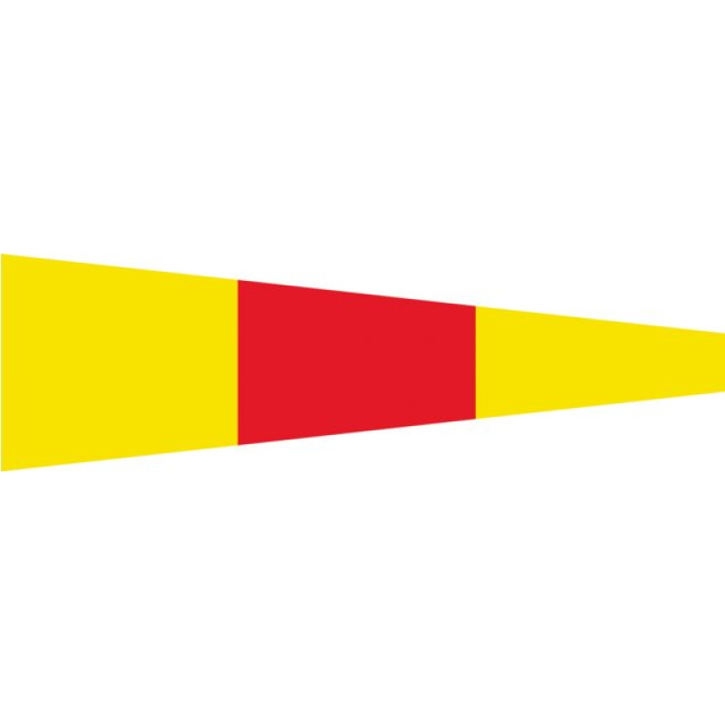 Signal flags numbers size 25 x 88cm