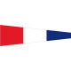 Signal flags numbers size 25 x 88cm