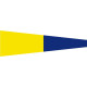 Signal flags numbers size 25 x 88cm
