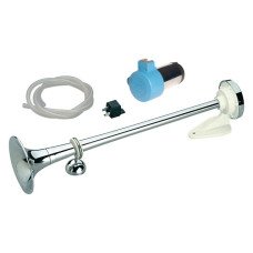 Signal horn with compressor