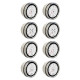 Silver series NMEA2000 round multifunctional touchscreen
