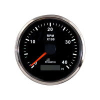 Silverline tachometer with hourmeter