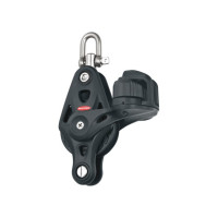 Single block, becket, cleat