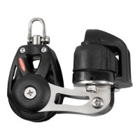 Single with cleat and swivel shackle