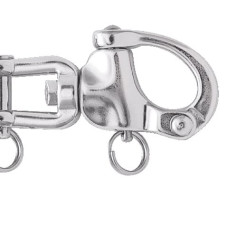 Snap shackle swivel fork