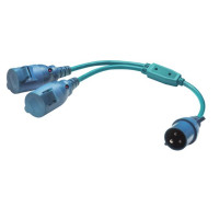 Splitter for CEE-plug