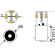 Super LED BA15D/BA15S/BA9S/BA7S