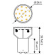 Super LED BA15D/BA15S/BA9S/BA7S