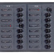 Switch panel with fuses