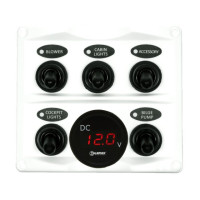 Switchpanel with voltmeter