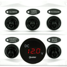 Switchpanel with voltmeter
