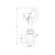 Swivel eye bolt snap