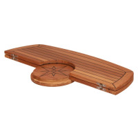 Teak Tabletop Circle