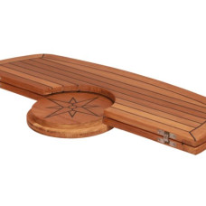 Teak Tabletop Circle